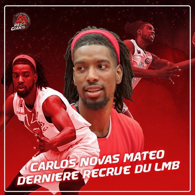28.07.2020 - Carlos Novas-Mateo (zuletzt Team FOG Naestved/DEN) hat einen Ein-Jahres-Vertrag bei Lille Metropole Basket in der französischen PRO B unterzeichnet (c) LMB #loso14 #basketballrotweissrot