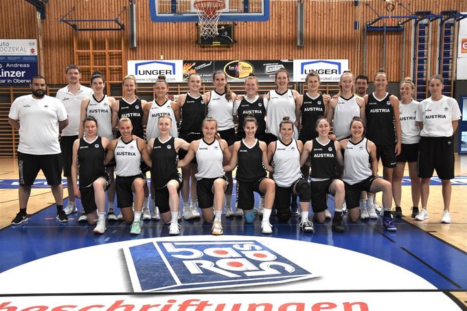 19.6.2021 - Das Damen-Nationalteam 2021 (c) Ernst Weiss #comeback #basketballrotweissrot
